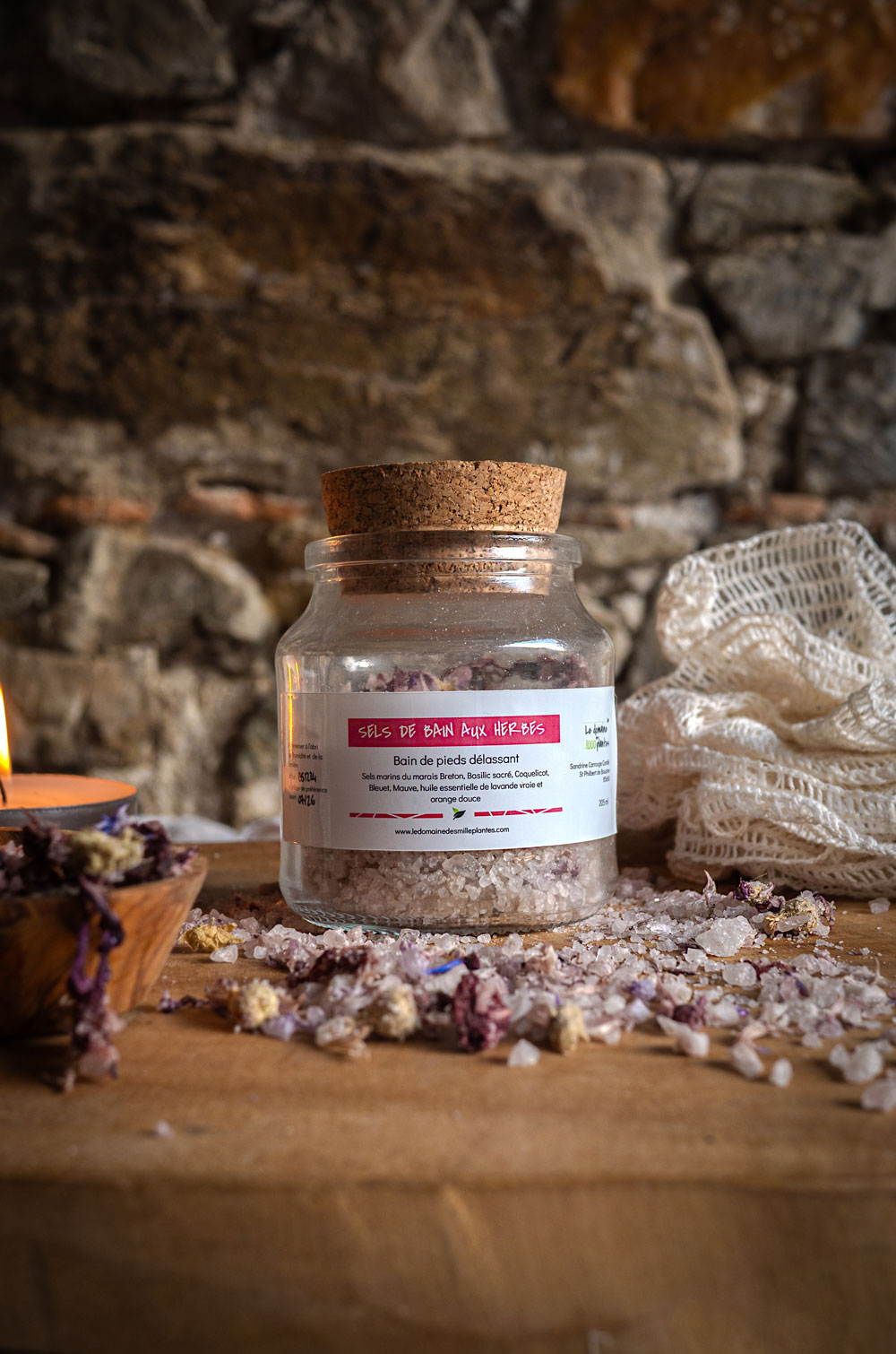 Sel de bain aux herbes