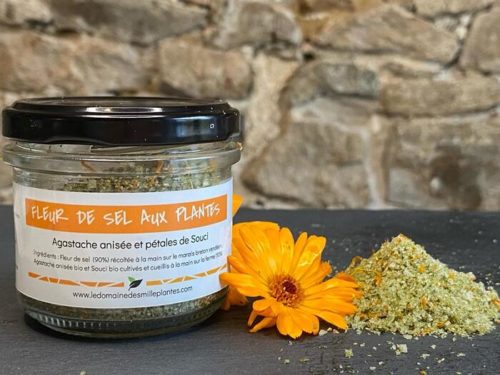 Fleur de sel Agastache anisée et fleurs de calendula Bio