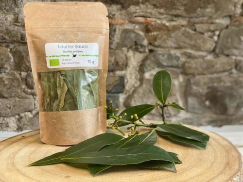 Feuilles de Laurier entières bio des jardins
