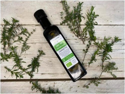 Huile aromatisée à la sarriette bio