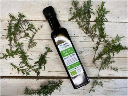 Huile aromatisée à la Marjolaine
